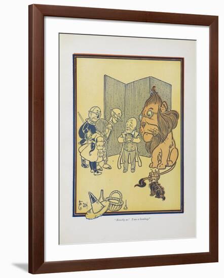 "Exactly So ? I Am a Humbug."-William Denslow-Framed Giclee Print