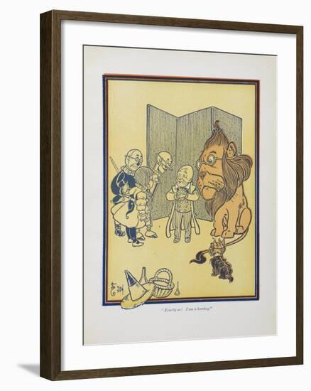 "Exactly So ? I Am a Humbug."-William Denslow-Framed Giclee Print