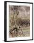 Exactly Where the Rainbow Ends, 1914-Arthur Rackham-Framed Giclee Print