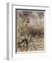 Exactly Where the Rainbow Ends, 1914-Arthur Rackham-Framed Giclee Print