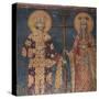 Exaltation of the Cross. Saints Constantine the Great and Helena, 1321-1322-null-Stretched Canvas