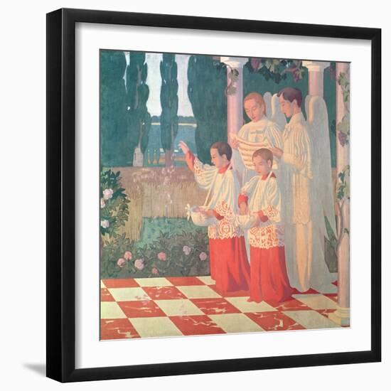 Exaltation of the Holy Cross and the Glorification of the Mass, 1899-Maurice Denis-Framed Giclee Print