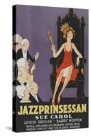 Exalted Flapper "Jazzprinsessan"-null-Stretched Canvas