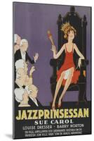 Exalted Flapper "Jazzprinsessan"-null-Mounted Art Print