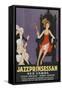 Exalted Flapper "Jazzprinsessan"-null-Framed Stretched Canvas