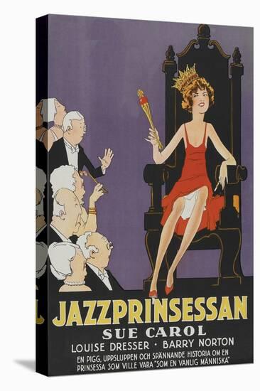 Exalted Flapper "Jazzprinsessan"-null-Stretched Canvas
