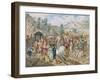 Examen Des Bacheliers Militaires a Sin-Tcheou-Fou-Louis Delaporte-Framed Giclee Print