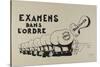 Examens dans l'ordre-null-Stretched Canvas