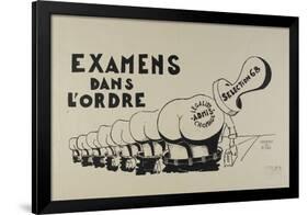 Examens dans l'ordre-null-Framed Giclee Print