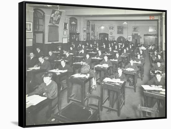 Examination Class for Male and Female Students, Queens Road Evening Institute, London, 1908-null-Framed Stretched Canvas