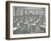 Examination Class for Male and Female Students, Queens Road Evening Institute, London, 1908-null-Framed Photographic Print