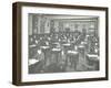 Examination Class for Male and Female Students, Queens Road Evening Institute, London, 1908-null-Framed Premium Photographic Print