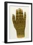 Example of Dayak Hand Tattoo Designs, Borneo, 1894-null-Framed Giclee Print