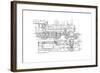 Example of Mechanical Drawing, 1901-null-Framed Giclee Print