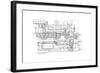 Example of Mechanical Drawing, 1901-null-Framed Giclee Print