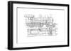 Example of Mechanical Drawing, 1901-null-Framed Giclee Print