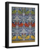 Example of Printed Egyptian Fabric, 19th Century (Chromolitho)-Emile Prisse d'Avennes-Framed Giclee Print