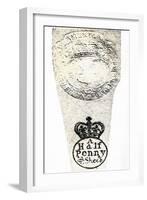 Example of Stamps Forced on the Colonies under the Stamp Act Before the American Revolution-null-Framed Giclee Print