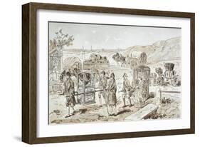 Examples of 18th Century Means of Transport, 1886-Armand Jean Heins-Framed Giclee Print