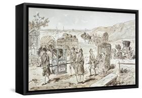 Examples of 18th Century Means of Transport, 1886-Armand Jean Heins-Framed Stretched Canvas