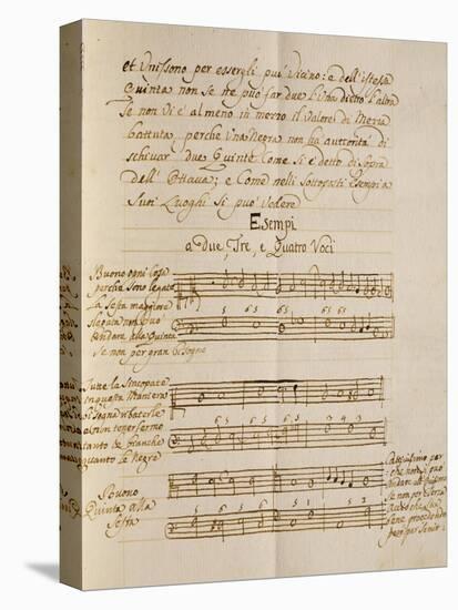 Examples of Polyphonic Music, from the Treatise on Harmonic Consonances, 1717-Benedetto Marcello-Stretched Canvas