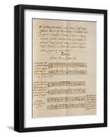 Examples of Polyphonic Music, from the Treatise on Harmonic Consonances, 1717-Benedetto Marcello-Framed Premium Giclee Print