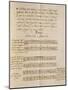 Examples of Polyphonic Music, from the Treatise on Harmonic Consonances, 1717-Benedetto Marcello-Mounted Premium Giclee Print