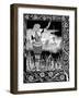 Excalibur Being Reclaimed by the Lady of the Lake, 1893-Aubrey Beardsley-Framed Giclee Print