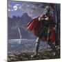 Excalibur Being Returned to the Lake from Whence it Came-Kenneth John Petts-Mounted Giclee Print