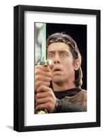 Excalibur by Joahn Booman with Nigel Terry c, 1981 (photo)-null-Framed Photo