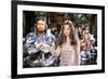 Excalibur by Joahn Booman with Nigel Terry (king Arthur) and Cherie Lunghi (Guenievre) c, 1981 (pho-null-Framed Photo