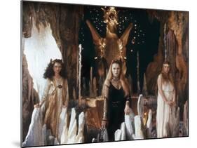 Excalibur by John Boorman with Cherie Lunghi (g, Guenievre), Helen Mirren (c, fee Morgane), 1981 (p-null-Mounted Photo