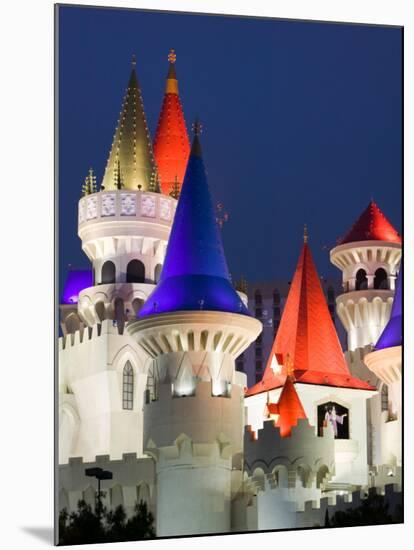 Excalibur Casino, Las Vegas, Nevada, USA-Walter Bibikow-Mounted Premium Photographic Print