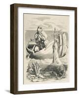 Excalibur Restored-Daniel Maclise-Framed Art Print