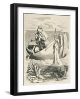 Excalibur Restored-Daniel Maclise-Framed Art Print