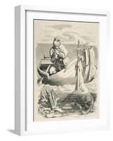 Excalibur Restored-Daniel Maclise-Framed Art Print