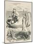 Excalibur Restored-Daniel Maclise-Mounted Art Print