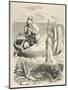 Excalibur Restored-Daniel Maclise-Mounted Art Print