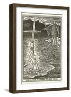 Excalibur Returns to the Mere-Henry Justice Ford-Framed Giclee Print