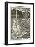 Excalibur Returns to the Mere-Henry Justice Ford-Framed Giclee Print