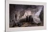 Excavated Church in the Caverns at Inkermann Looking West, Crimea, Ukraine, 1855-Day & Son-Stretched Canvas