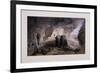 Excavated Church in the Caverns at Inkermann Looking West, Crimea, Ukraine, 1855-Day & Son-Framed Giclee Print