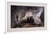 Excavated Church in the Caverns at Inkermann Looking West, Crimea, Ukraine, 1855-Day & Son-Framed Giclee Print