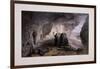 Excavated Church in the Caverns at Inkermann Looking West, Crimea, Ukraine, 1855-Day & Son-Framed Giclee Print