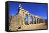 Excavated Roman City, Volubilis, Morocco, North Africa-Neil-Framed Stretched Canvas