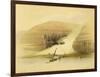 Excavated Temple of Abu Simbel, from "Egypt and Nubia," Vol.1-David Roberts-Framed Giclee Print