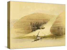 Excavated Temple of Abu Simbel, from "Egypt and Nubia," Vol.1-David Roberts-Stretched Canvas