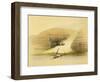 Excavated Temple of Abu Simbel, from "Egypt and Nubia," Vol.1-David Roberts-Framed Giclee Print