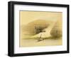 Excavated Temple of Abu Simbel, from "Egypt and Nubia," Vol.1-David Roberts-Framed Giclee Print