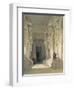 Excavated temple of Gyrshe, Nubia, 19th century-David Roberts-Framed Giclee Print